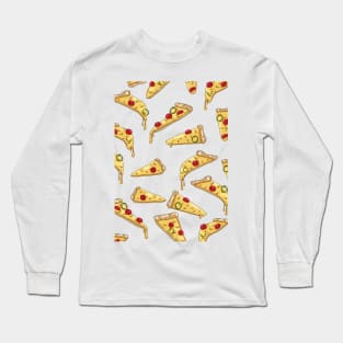 Pizza pattern Long Sleeve T-Shirt